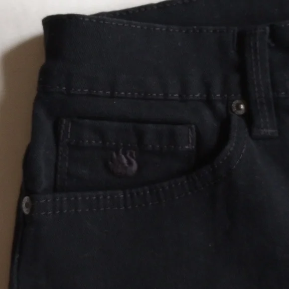 Gloria Vanderbilt Amanda Jeans 6 Straight Leg High Rise Black - Picture 3 of 4